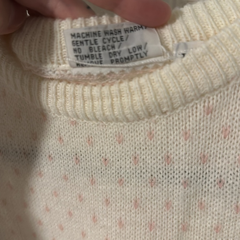 Vintage 70’s 80’s sweet floral sweater - Picture 7 of 7